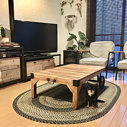 リビング/ACME FURNITURE/100均/足場板/WOODPRO...などのインテリア実例 - 2019-02-09 17:41:34