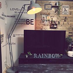 壁/天井/DIY/Rainbow/ダイソー/ワトコオイル...などのインテリア実例 - 2016-03-02 23:11:23