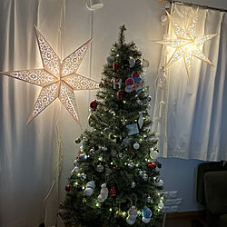 クリスマスディスプレイ/クリスマスツリー/こどもと暮らす。/IKEA 照明/ペットと暮らす家...などのインテリア実例 - 2022-11-22 17:22:31