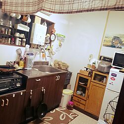 キッチン/アイアンバー/DIY/セリアの雑貨/100均リメイク...などのインテリア実例 - 2016-01-25 22:25:00