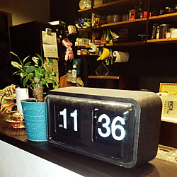 キッチン/時計/DIY/男前/レトロ...などのインテリア実例 - 2022-03-19 23:38:00