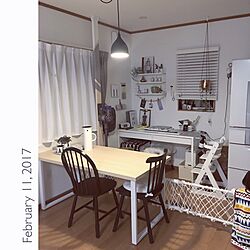 キッチン/ベビーゲート/DIY/IKEA/植物のある暮らし...などのインテリア実例 - 2017-02-11 22:17:27