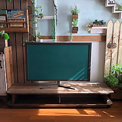 テレビ台/テレビボード/ワトコオイルエボニー/ワトコオイル/ミンネで販売しています...などのインテリア実例 - 2020-02-22 22:47:23