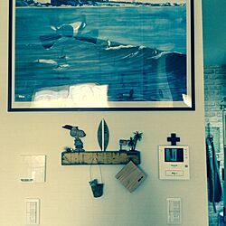 壁/天井/surf/カリフォルニアインテリアに憧れる/いなざうるす屋さん/ロンハーマンが好き...などのインテリア実例 - 2016-04-19 14:10:26