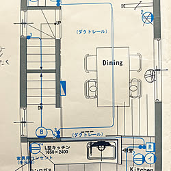 ダイニングスペース/ダイニング/リノベーション/リノベーション記録/間取り考え中...などのインテリア実例 - 2020-06-14 08:06:09