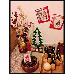 玄関/入り口/クリスマス/フェイクグリーンのインテリア実例 - 2015-11-23 18:51:30