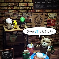 部屋全体/テッド/ぷちサンプル/背景板のインテリア実例 - 2017-05-02 19:19:21