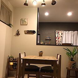 キッチン/カフェ風/観葉植物/照明のインテリア実例 - 2017-04-19 21:33:45
