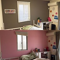 ペンキ塗り/ピンクの壁/子供部屋のインテリア実例 - 2016-05-07 16:49:07