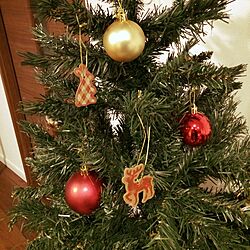 リビング/セリアのオーナメント/クリスマスツリー/クリスマスポンポンのインテリア実例 - 2014-12-06 20:43:41