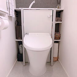 LIXIL/トイレの収納/シンプルインテリア/バス/トイレのインテリア実例 - 2020-03-23 21:05:27