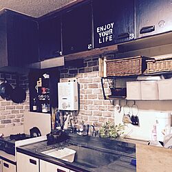 キッチン/Kitchen壁用シート/Kitchen改造中(๑•̀ㅂ•́)و✧のインテリア実例 - 2015-05-19 00:22:17