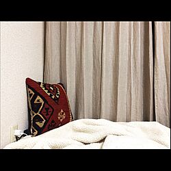 ベッド周り/キリムクッションのインテリア実例 - 2017-06-06 23:52:10