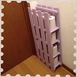 バス/トイレ/DIY/すのこペイントのインテリア実例 - 2014-04-21 10:39:35