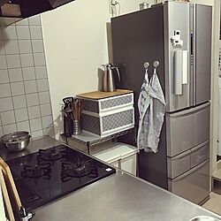 キッチン/ニトリ/IKEA/シンプル/ラップケース カインズホーム...などのインテリア実例 - 2017-06-06 17:05:17