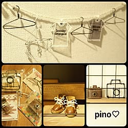 pinoちゃんからの素敵便♡/ランドリータグ・ガーランド/ワイヤークラフト/レザークラフトのインテリア実例 - 2014-06-28 13:43:10