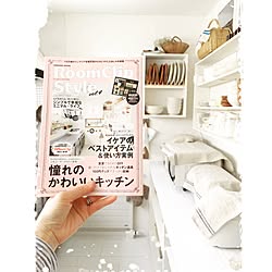 キッチン/キッチンカウンターDIY/食器棚DIY/RoomClipStyle vol.4/ありがとうございました♪...などのインテリア実例 - 2016-02-26 17:11:51