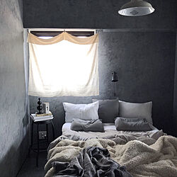 寝室照明/カーテン/ベッドメイキング/ベッドルーム/寝室...などのインテリア実例 - 2020-11-05 17:16:42
