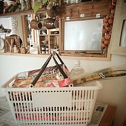 机/Daiso/my basket/いろんなもの/キッチンカウンターのインテリア実例 - 2015-02-01 16:41:39