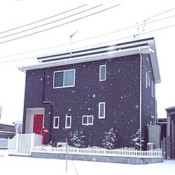 部屋全体/赤/red door/white picket fence/red...などのインテリア実例 - 2014-10-05 20:51:18