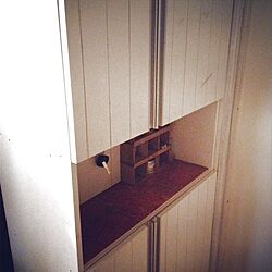 玄関/入り口/DIY/板壁風のインテリア実例 - 2013-10-17 15:15:24