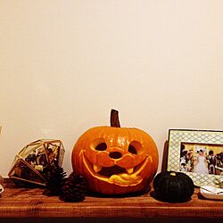 玄関/入り口/ハロウィン用かぼちゃのインテリア実例 - 2014-10-13 22:03:25