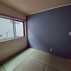 壁/天井/和室/青い壁紙/モダン和室のインテリア実例 - 2020-10-04 13:23:11