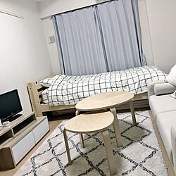 部屋全体/ニトリ/IKEA/一人暮らしのインテリア実例 - 2017-07-14 09:47:24