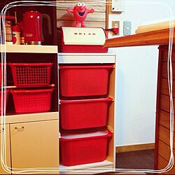 キッチン/IKEA/赤色のインテリア実例 - 2013-11-22 21:41:15