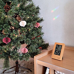 棚/2021.12.4/温湿度計/木製/クリスマスツリー...などのインテリア実例 - 2021-12-04 13:32:22