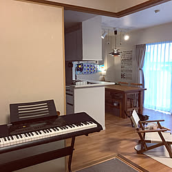 部屋全体/楽器のある部屋/キーボード/いつもいいねやコメありがとうございます♡/訪問できなくてごめんなさい(ToT)...などのインテリア実例 - 2018-04-25 09:12:51