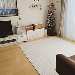 部屋全体/ナチュラル/ナチュラルインテリア/クリスマスインテリア/訪問できなくてごめんなさい(ToT)...などのインテリア実例 - 2018-12-22 10:53:20