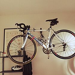 ベッド周り/ラック/自転車/IKEA/niko and…　...などのインテリア実例 - 2016-09-13 20:44:41