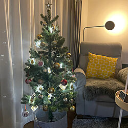 リビング/クリスマスツリー/観葉植物/IKEA/北欧のインテリア実例 - 2023-11-25 20:05:09