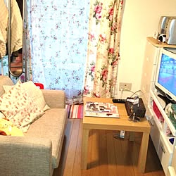 部屋全体/自分の部屋/配線が…/花柄/色々見えている...などのインテリア実例 - 2013-03-25 17:01:25