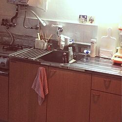 キッチン/DIY/壁紙屋本舗/before→afterのインテリア実例 - 2013-10-01 22:20:46