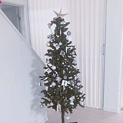 クリスマスツリー180cm/クリスマスオーナメント/クリスマスツリー/クリスマス/シンプルモダン...などのインテリア実例 - 2019-11-27 10:47:58