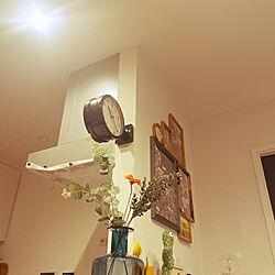 キッチン/造花/IKEAの花瓶/額縁リメイク/IKEAの額縁のインテリア実例 - 2024-01-03 22:27:04
