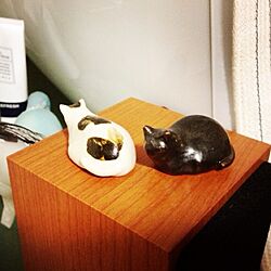 リビング/陶器/猫の置物のインテリア実例 - 2013-09-22 19:50:17