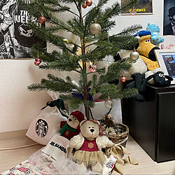クリスマスツリー/ベアリスタ/ナチュラル/IKEA/リビングのインテリア実例 - 2022-12-12 23:41:06