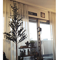 リビング/クリスマスツリー/IKEA/リメ缶/フェイクグリーン...などのインテリア実例 - 2018-12-26 03:41:00