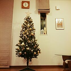 部屋全体/クリスマス/180cm/ニトリ/Studio Clip...などのインテリア実例 - 2015-12-22 18:59:59