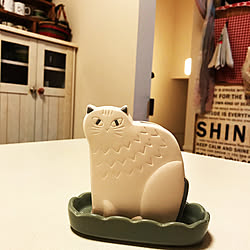 猫の器/加湿器/ニトリ/ニトリの加湿器/新商品買ったよ！...などのインテリア実例 - 2019-11-19 20:55:10