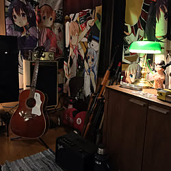 ビンテージ/タナカワークス/Fender/Gibson/ごちうさ...などのインテリア実例 - 2019-12-18 23:17:04