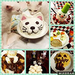 キッチン/デコレーションケーキ/ねこが好きのインテリア実例 - 2017-03-29 19:47:40