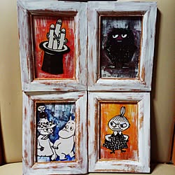 Moomin/photo frame/DIY/ムーミン/RC福島支部...などのインテリア実例 - 2015-05-10 00:02:26