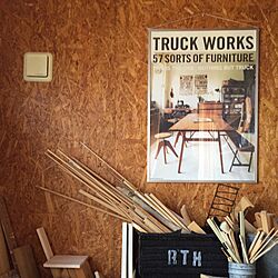 壁/天井/truckに行きました/TRUCK WORKSポスター/TRUCKポスター/TRUCK...などのインテリア実例 - 2015-03-27 13:39:55