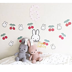 壁/天井/おうち時間/ミッフィー/IGと同じpic！/miffy...などのインテリア実例 - 2021-04-13 11:14:53