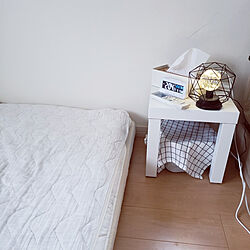 ベッド周り/こどものいる暮らし/サイドテーブル/IKEA/こどもと暮らす。のインテリア実例 - 2022-09-10 09:51:51
