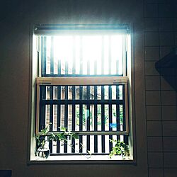 壁/天井/カメラマークを消したくて/キッチンの窓/格子窓/セリア...などのインテリア実例 - 2017-06-22 09:12:11